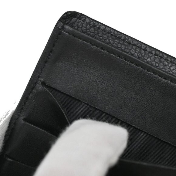 CHANEL CC Logo Bifold Long Wallet Grained Calfskin Leather Black GHW 34RF400 - Picture 11 of 15